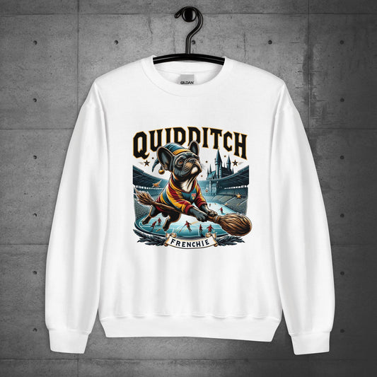 Unisex "Quidditch Frenchie" Sweater/Sweatshirt - Frenchie Emporium