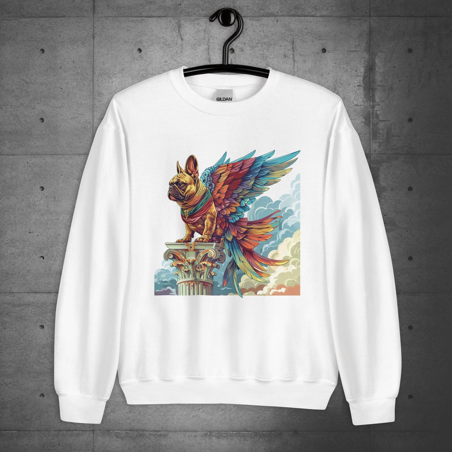 "Guardian's Valor" Frenchie Unisex Sweater - Frenchie Emporium