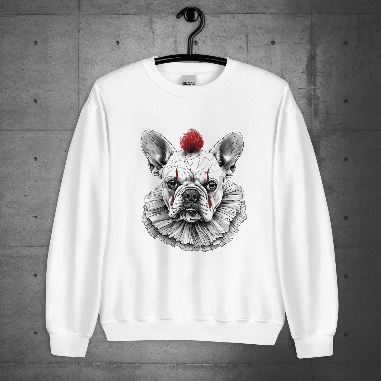 Frenchie IT Clown Halloween Unisex Sweater/Sweatshirt - Frenchie Emporium