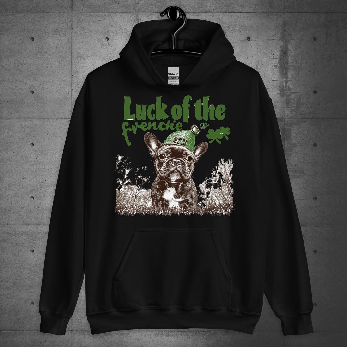 Luck of the Paw-rish Frenchie Unisex Hoodie - Frenchie Emporium