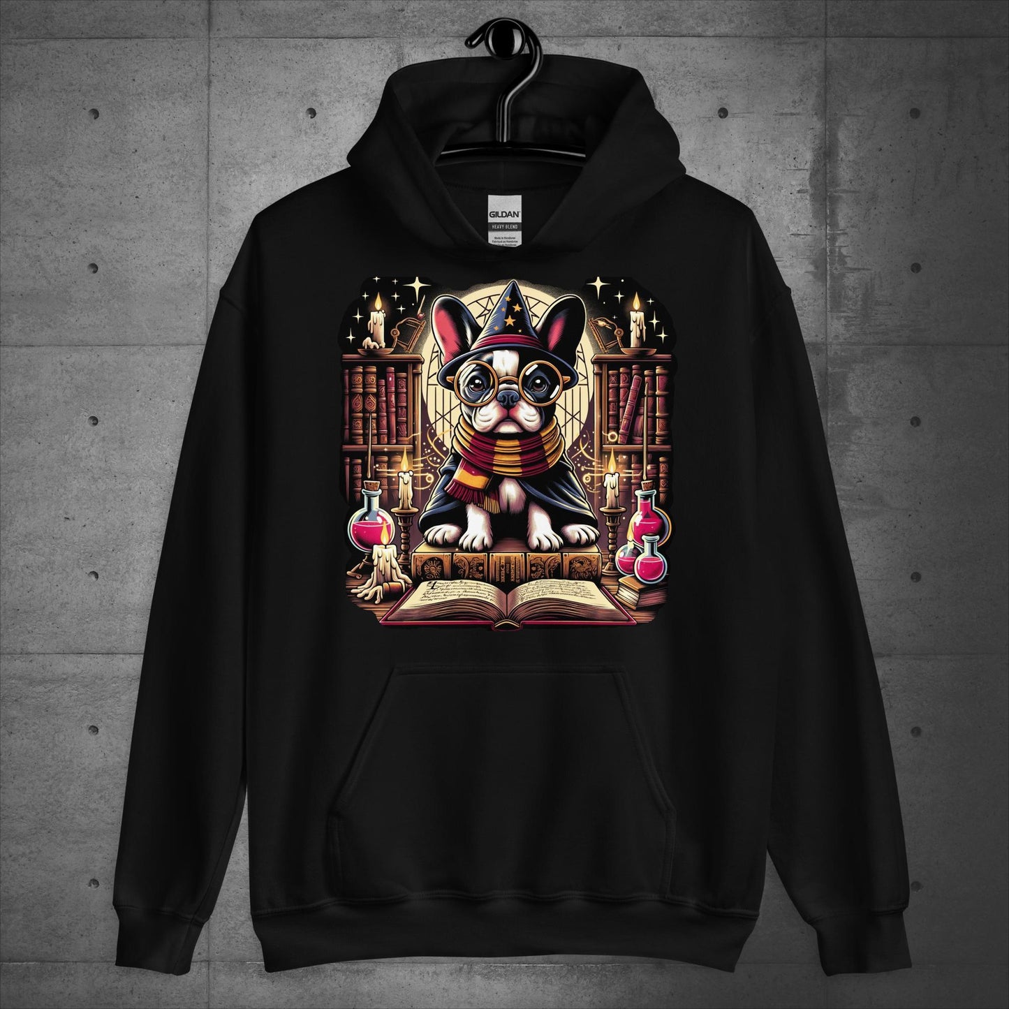 Unisex "Frenchie Wizard's Apprentice" Hoodie - Frenchie Emporium
