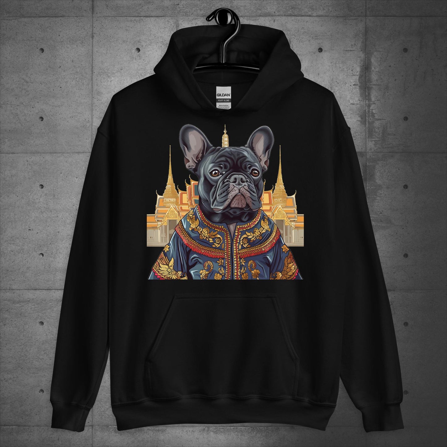 Thai Elegance Frenchie - Unisex Hoodie - Frenchie Emporium
