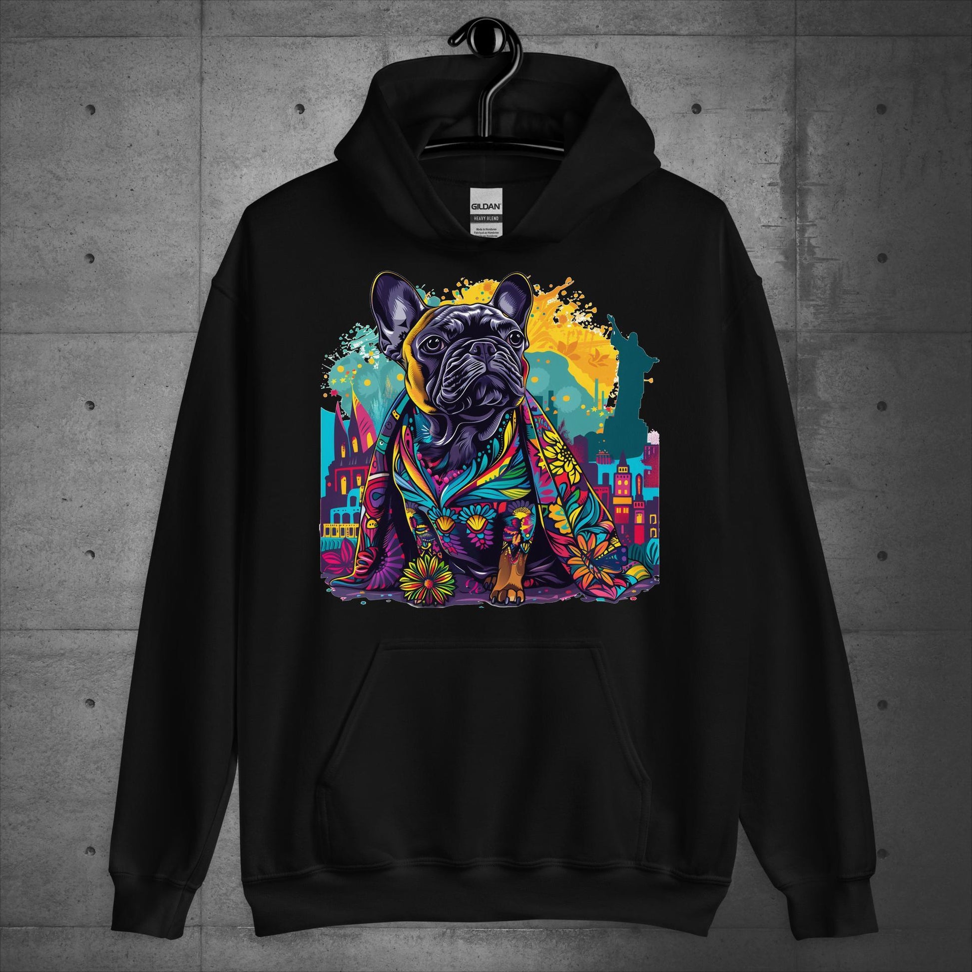 Brazilian Carnival Frenchie - Unisex Hoodie - Frenchie Emporium