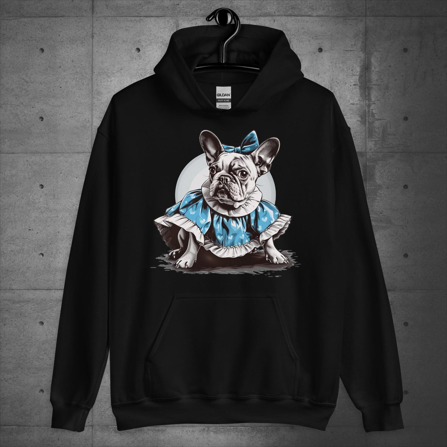 Alice in Wonderland Frenchie - Unisex Hoodie - Frenchie Emporium