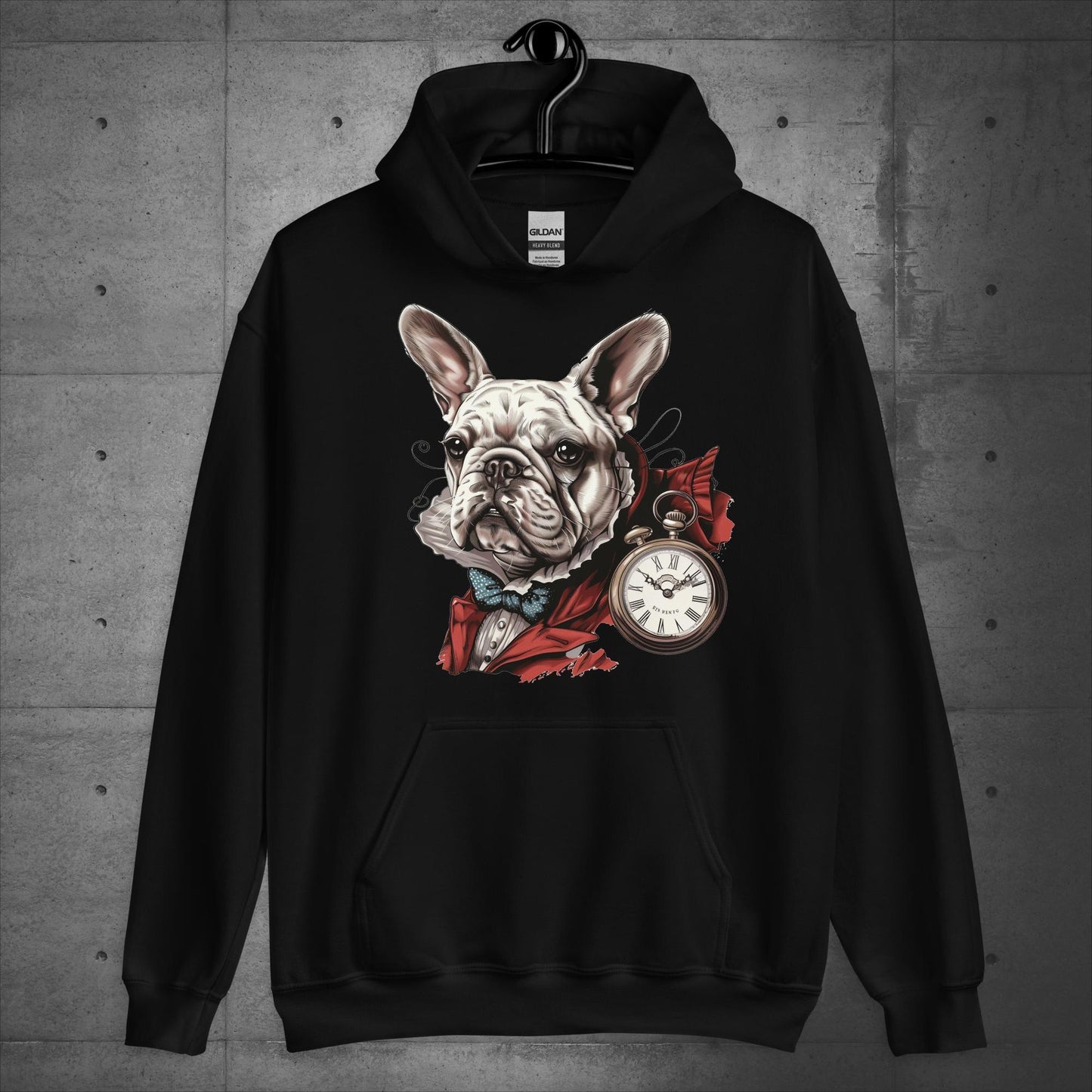 White Rabbit Frenchie - Alice in Wonderland - Unisex Hoodie - Frenchie Emporium