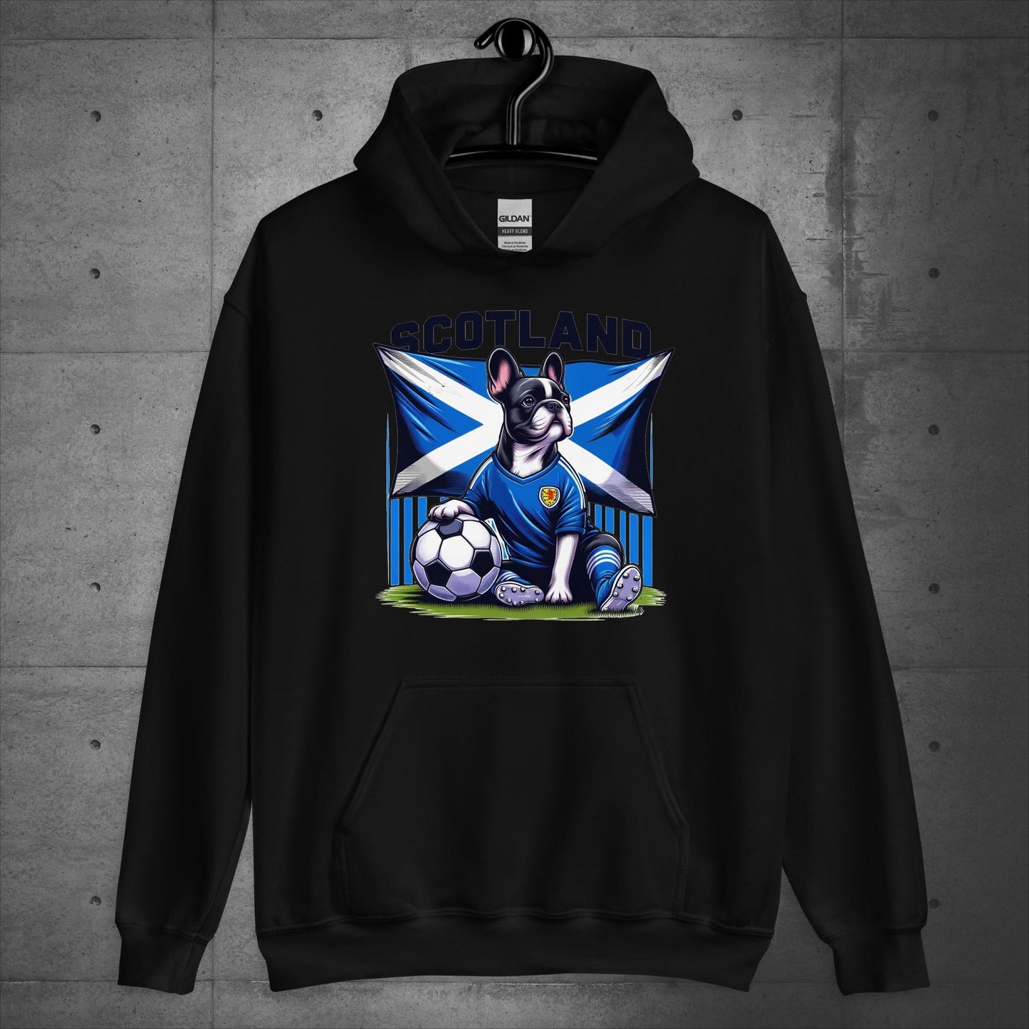 Frenchie Scotland Football Fan - Unisex Hoodie - Frenchie Emporium