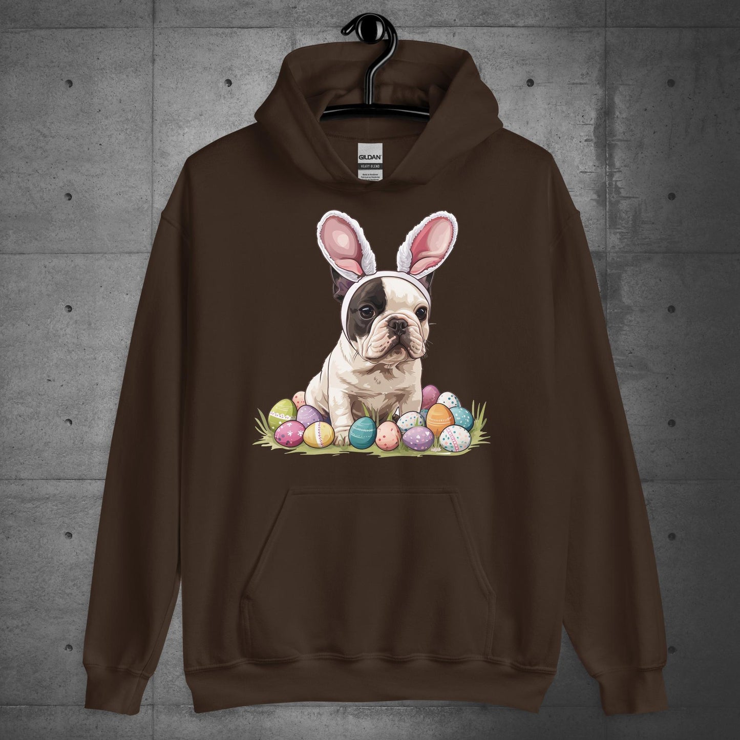 Frenchie Easter Bunny Bliss Unisex Hoodie - Frenchie Emporium