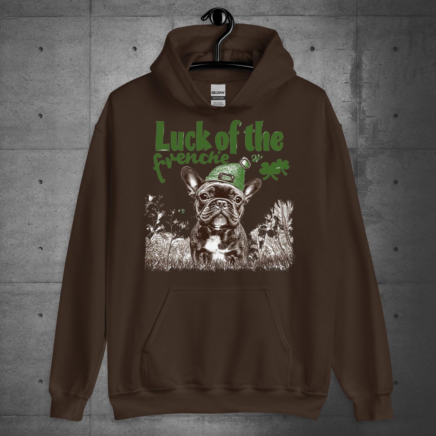 Luck of the Paw-rish Frenchie Unisex Hoodie - Frenchie Emporium