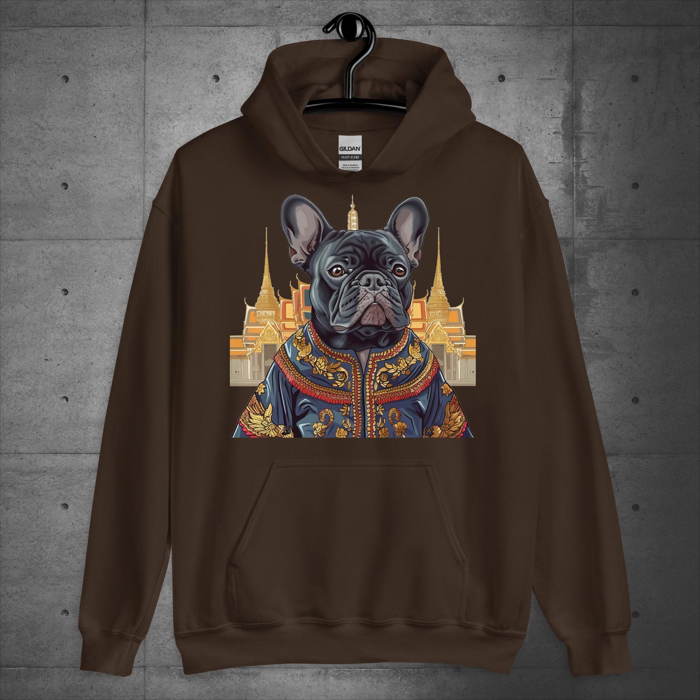 Thai Elegance Frenchie - Unisex Hoodie - Frenchie Emporium