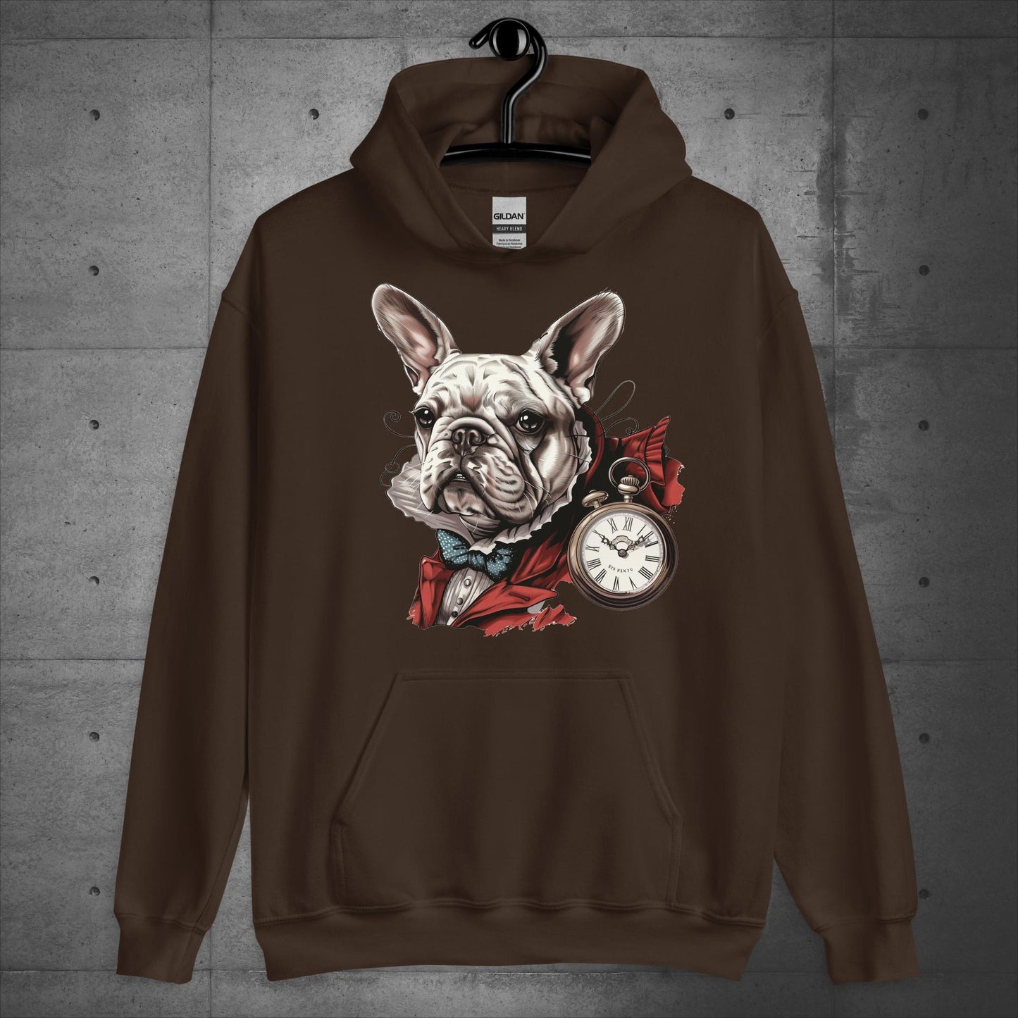 White Rabbit Frenchie - Alice in Wonderland - Unisex Hoodie - Frenchie Emporium