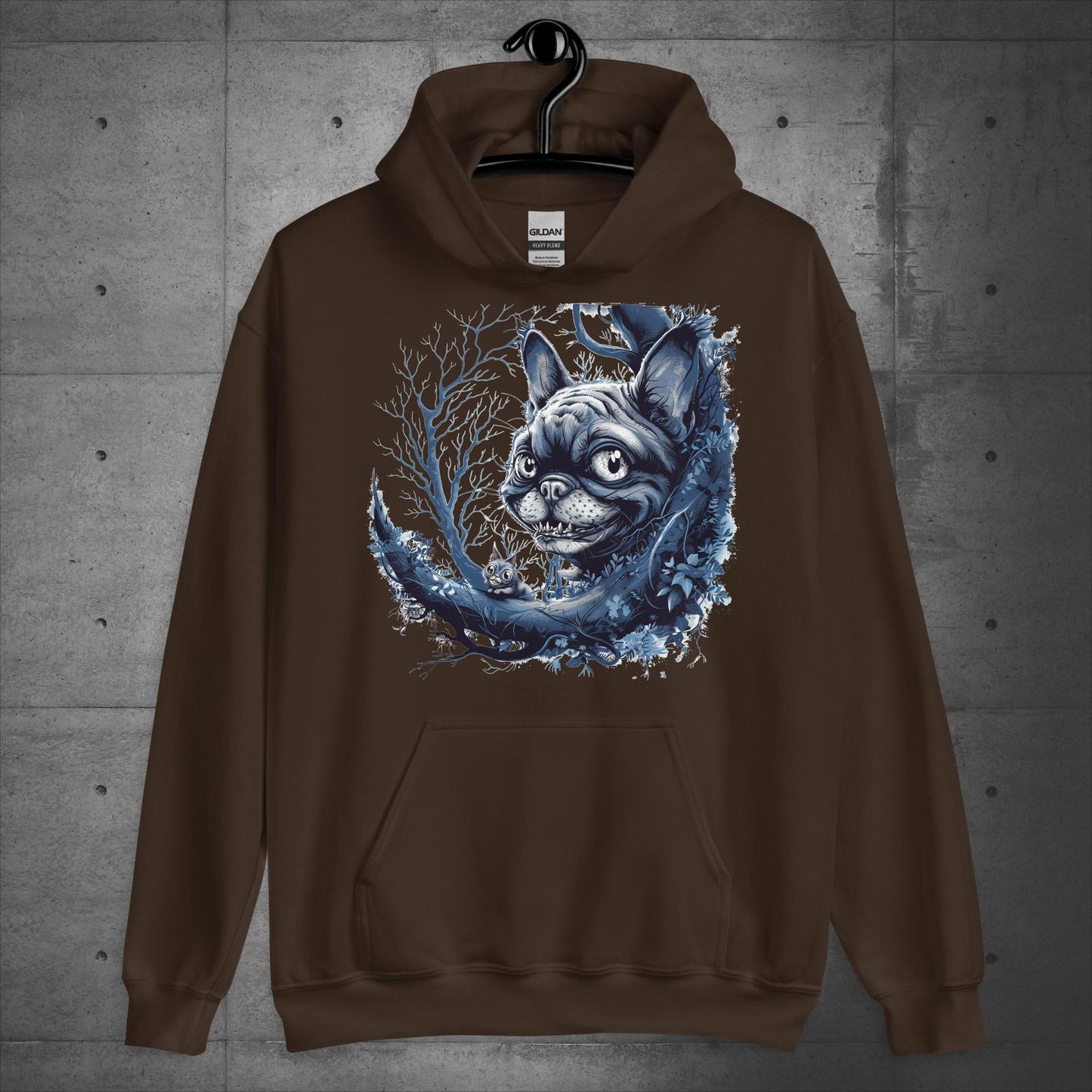Frenchie Cheshire Cat - Unisex Hoodie - Frenchie Emporium