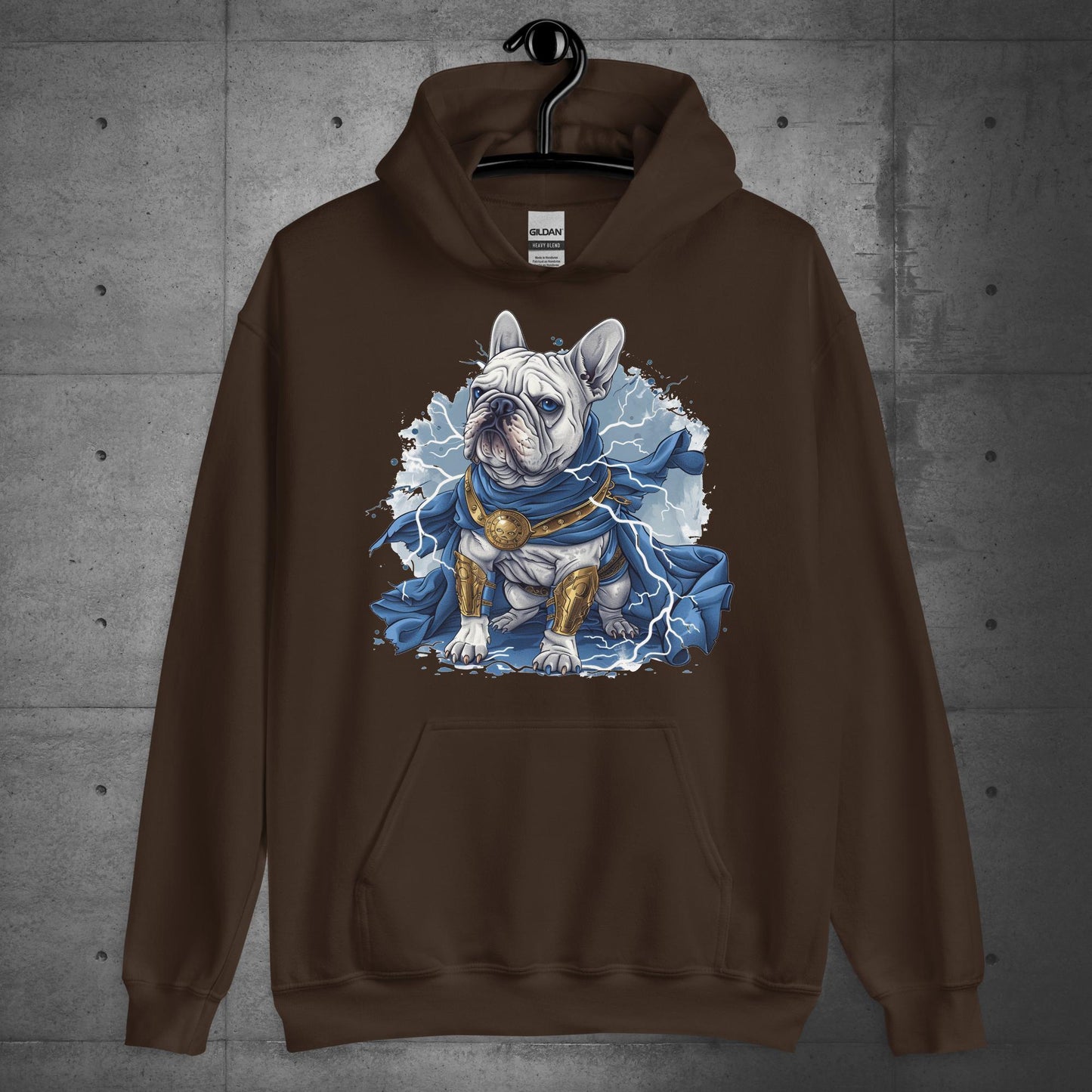 "Divine Authority" Frenchie Unisex Hoodie - Frenchie Emporium