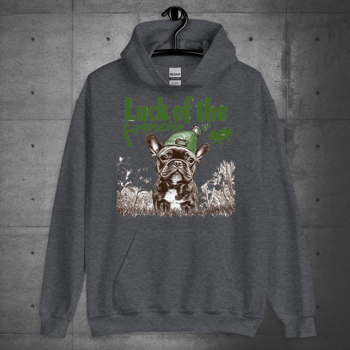 Luck of the Paw-rish Frenchie Unisex Hoodie - Frenchie Emporium