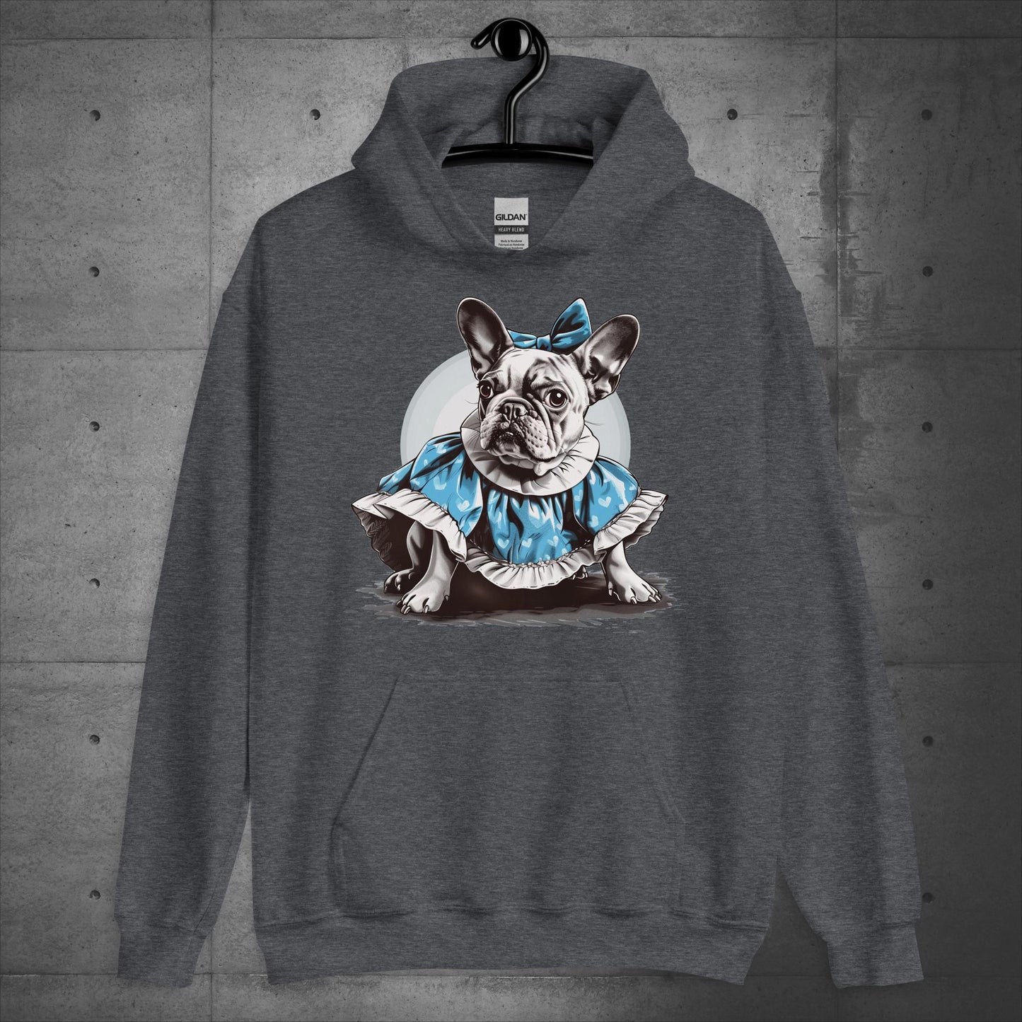 Alice in Wonderland Frenchie - Unisex Hoodie - Frenchie Emporium