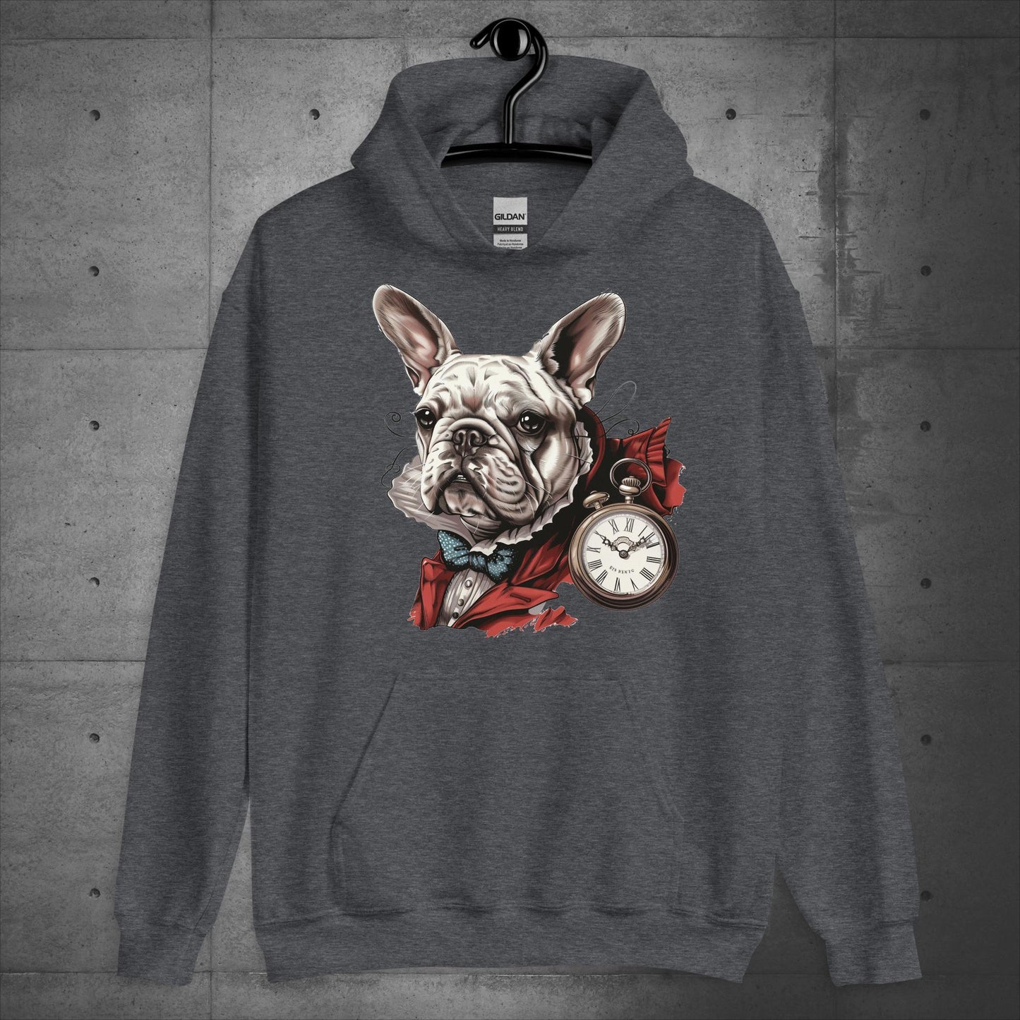 White Rabbit Frenchie - Alice in Wonderland - Unisex Hoodie - Frenchie Emporium