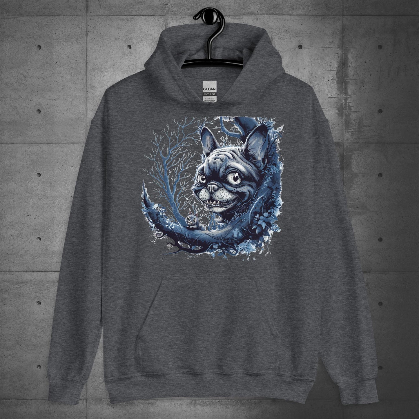 Frenchie Cheshire Cat - Unisex Hoodie - Frenchie Emporium