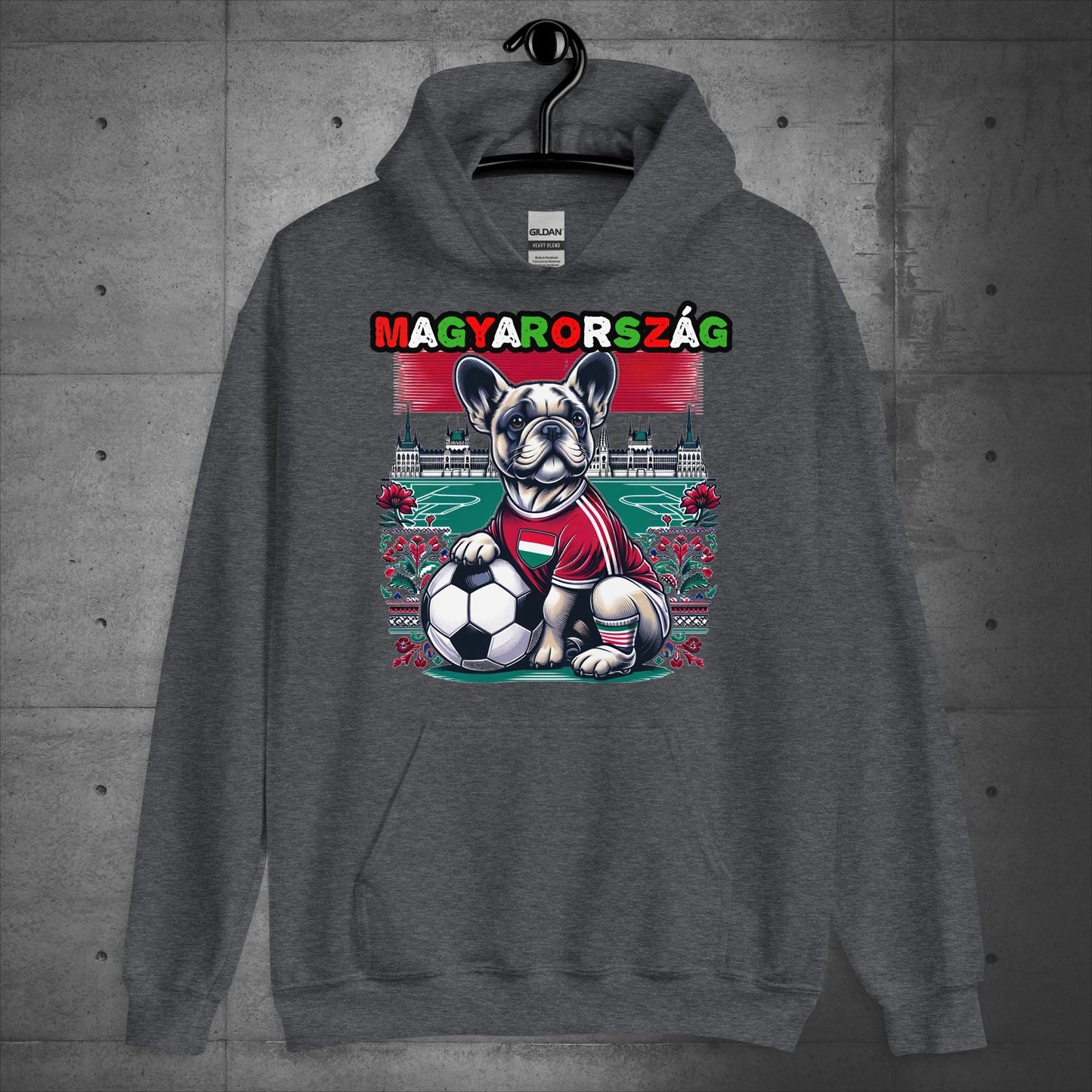 Frenchie Magyarország Football Fan - Unisex Hoodie - Frenchie Emporium
