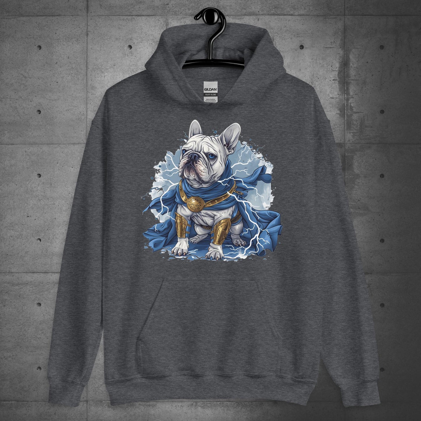 "Divine Authority" Frenchie Unisex Hoodie - Frenchie Emporium