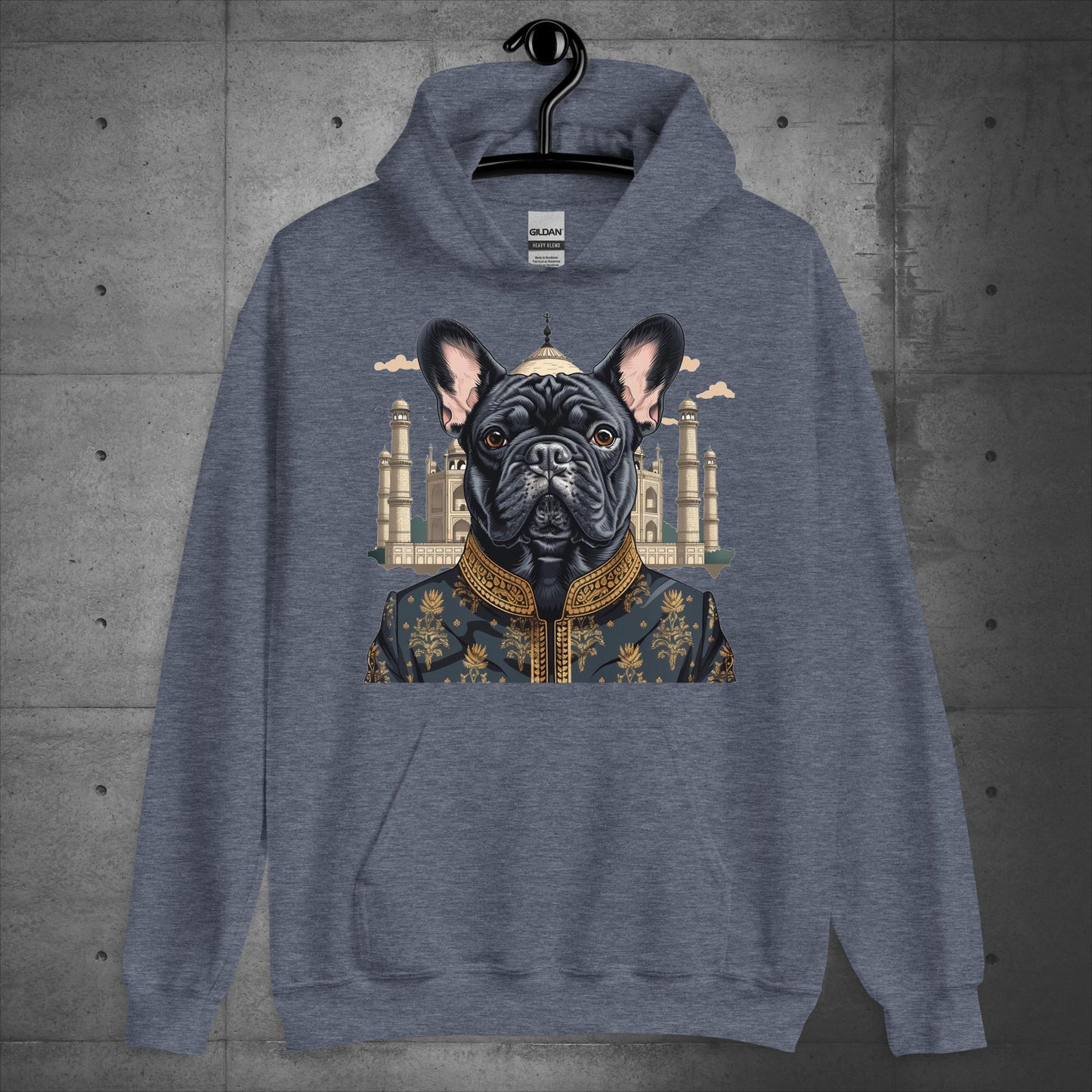Enchanting Taj Mahal Frenchie Unisex Hoodie - Frenchie Emporium