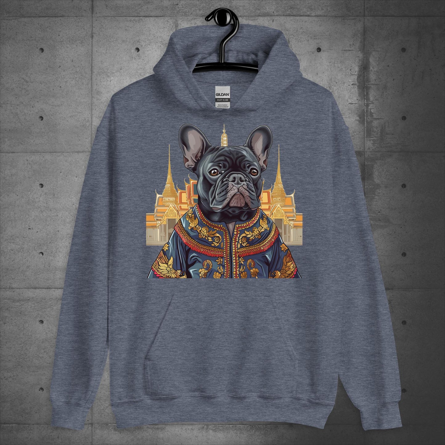 Thai Elegance Frenchie - Unisex Hoodie - Frenchie Emporium