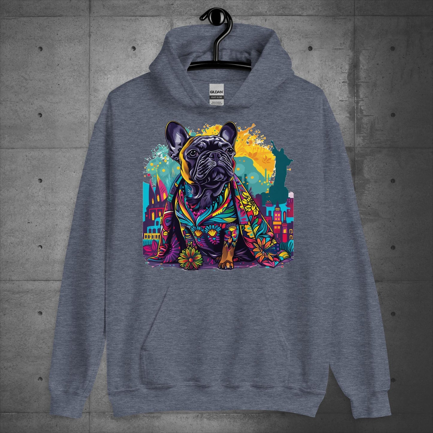Brazilian Carnival Frenchie - Unisex Hoodie - Frenchie Emporium