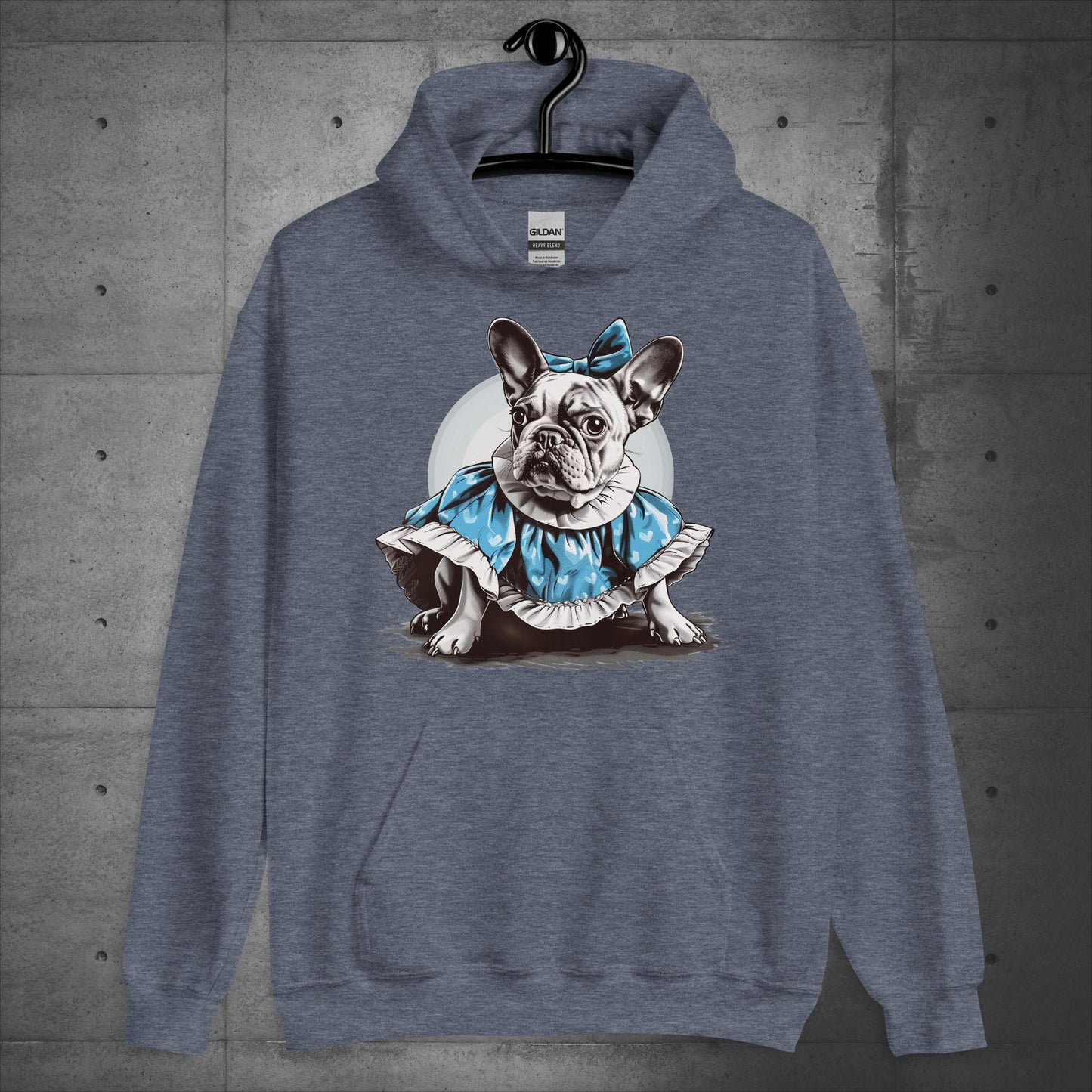 Alice in Wonderland Frenchie - Unisex Hoodie - Frenchie Emporium