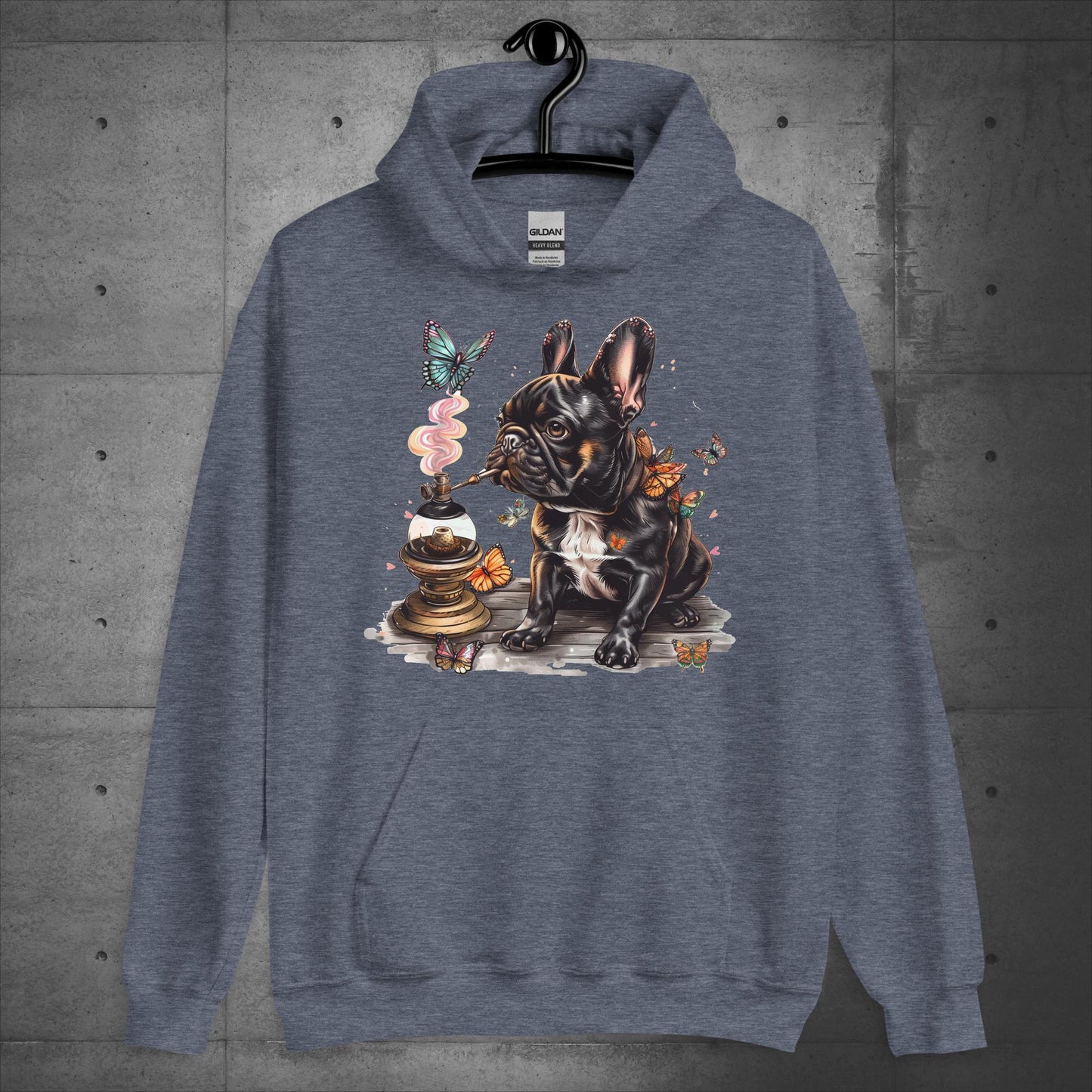 Frenchie Caterpillar Frenchie - Unisex Hoodie - Frenchie Emporium