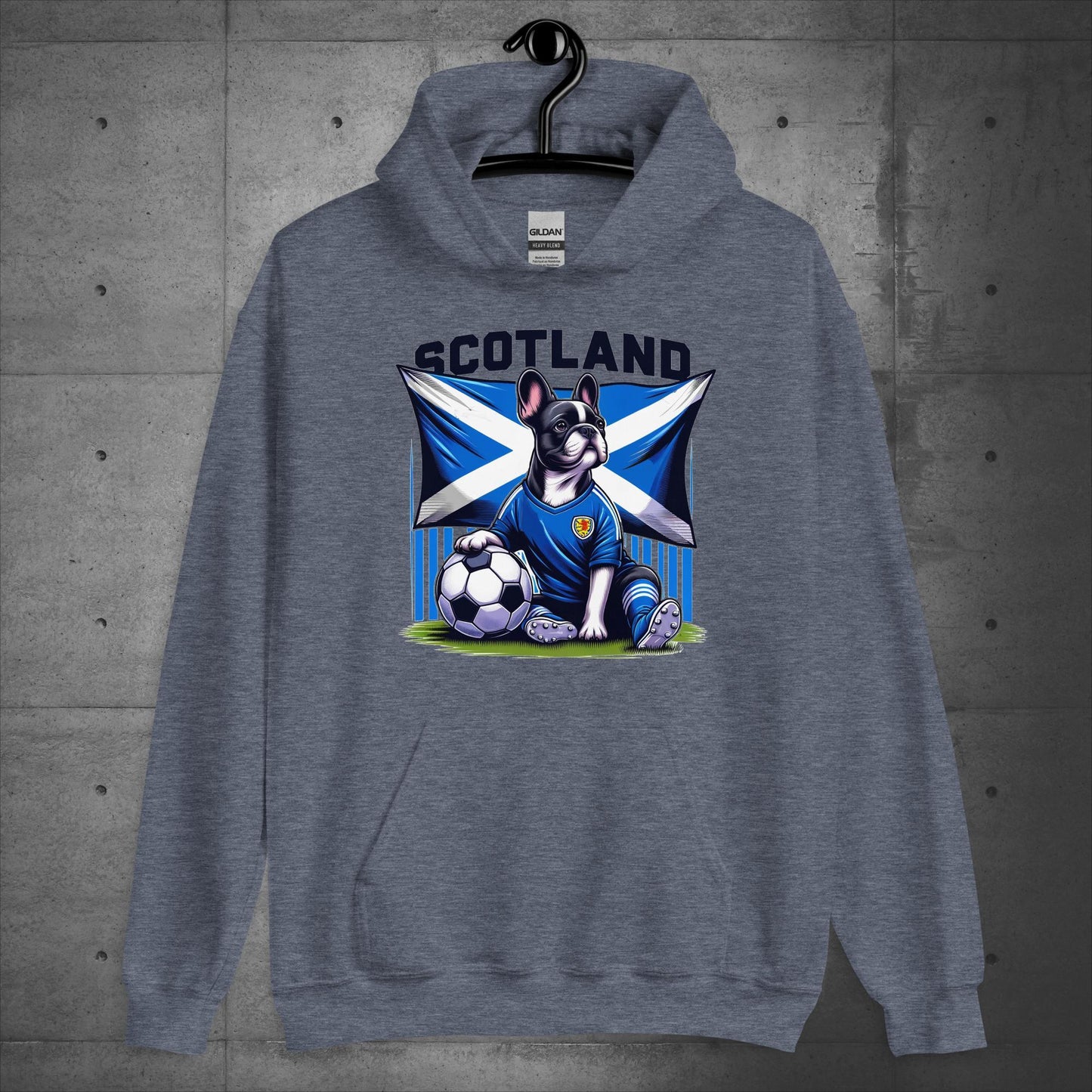 Frenchie Scotland Football Fan - Unisex Hoodie - Frenchie Emporium