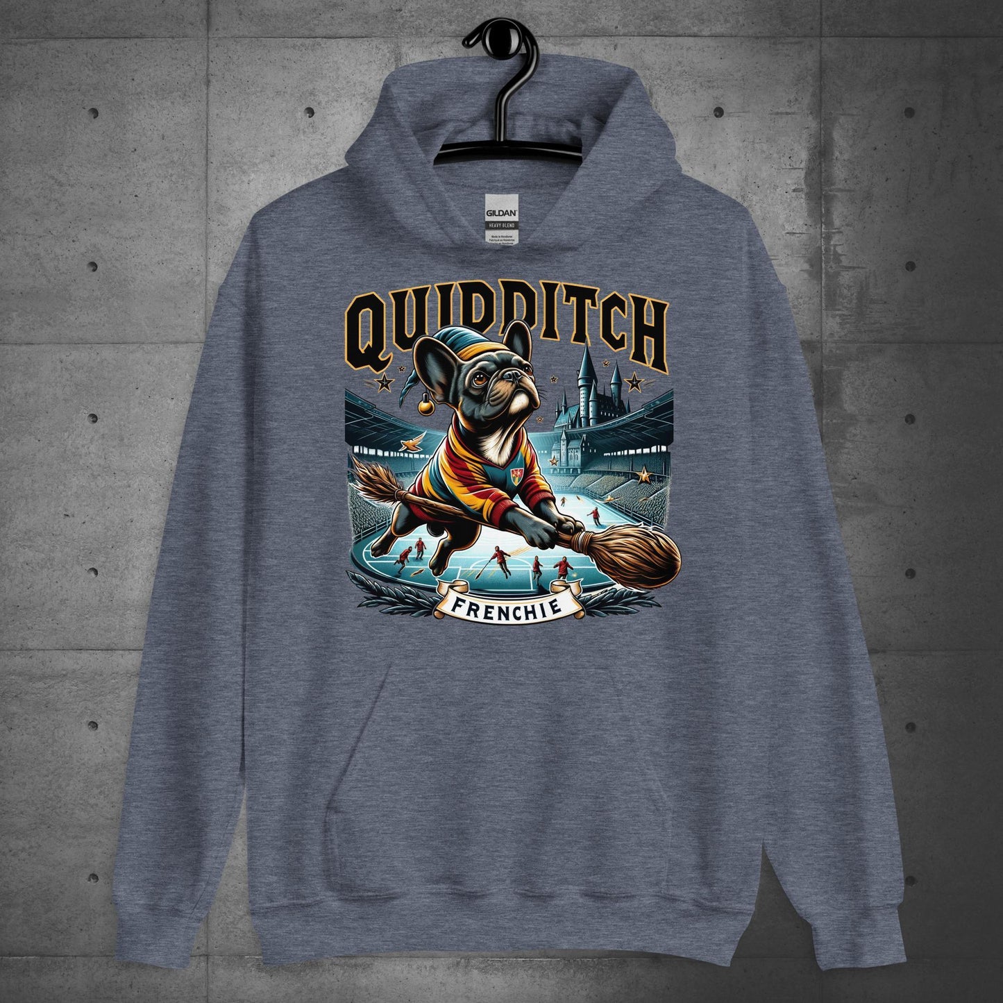 Unisex "Quidditch Frenchie" Hoodie - Frenchie Emporium
