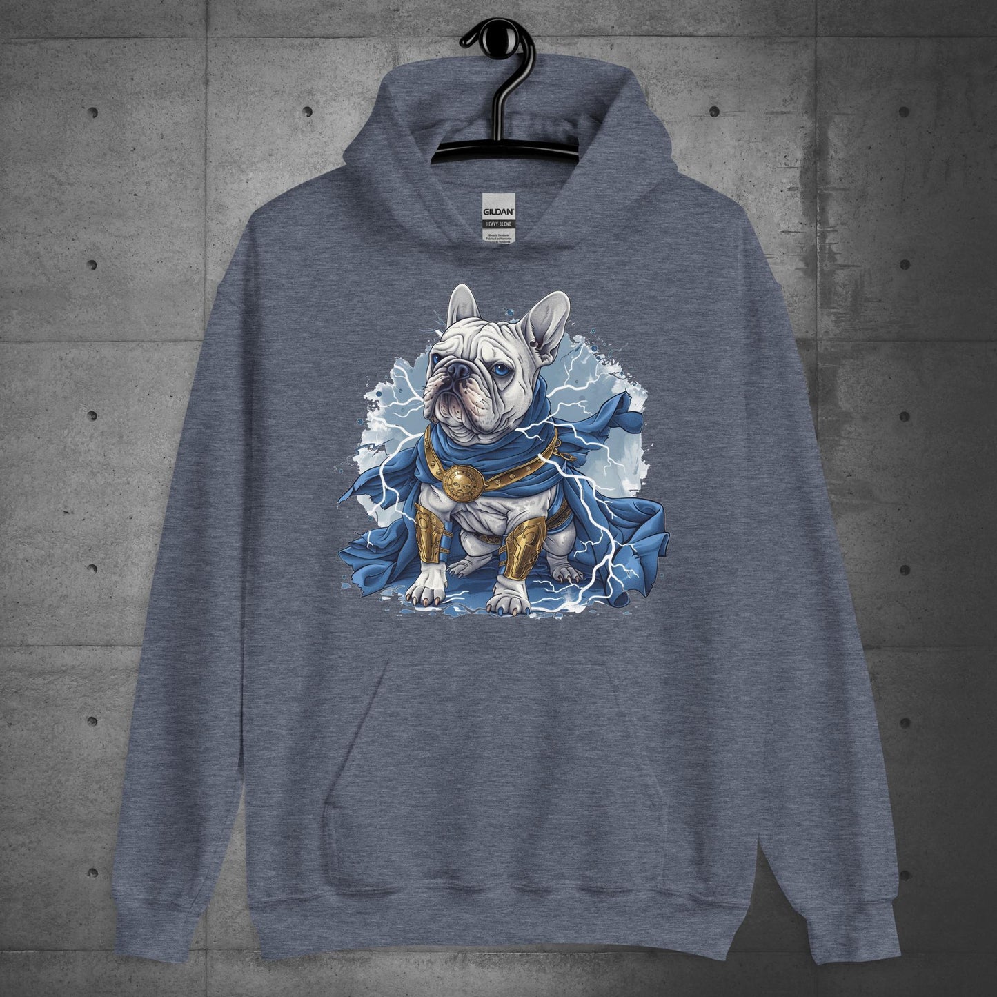 "Divine Authority" Frenchie Unisex Hoodie - Frenchie Emporium