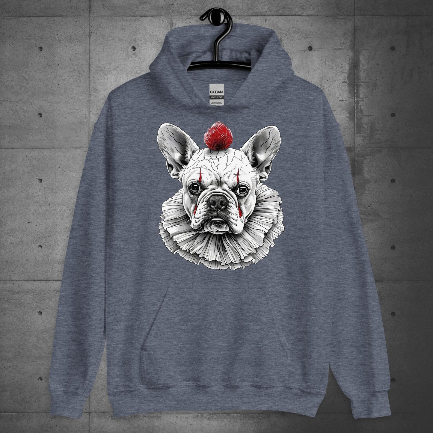 Frenchie IT the Clown - Unisex Hoodie - Frenchie Emporium