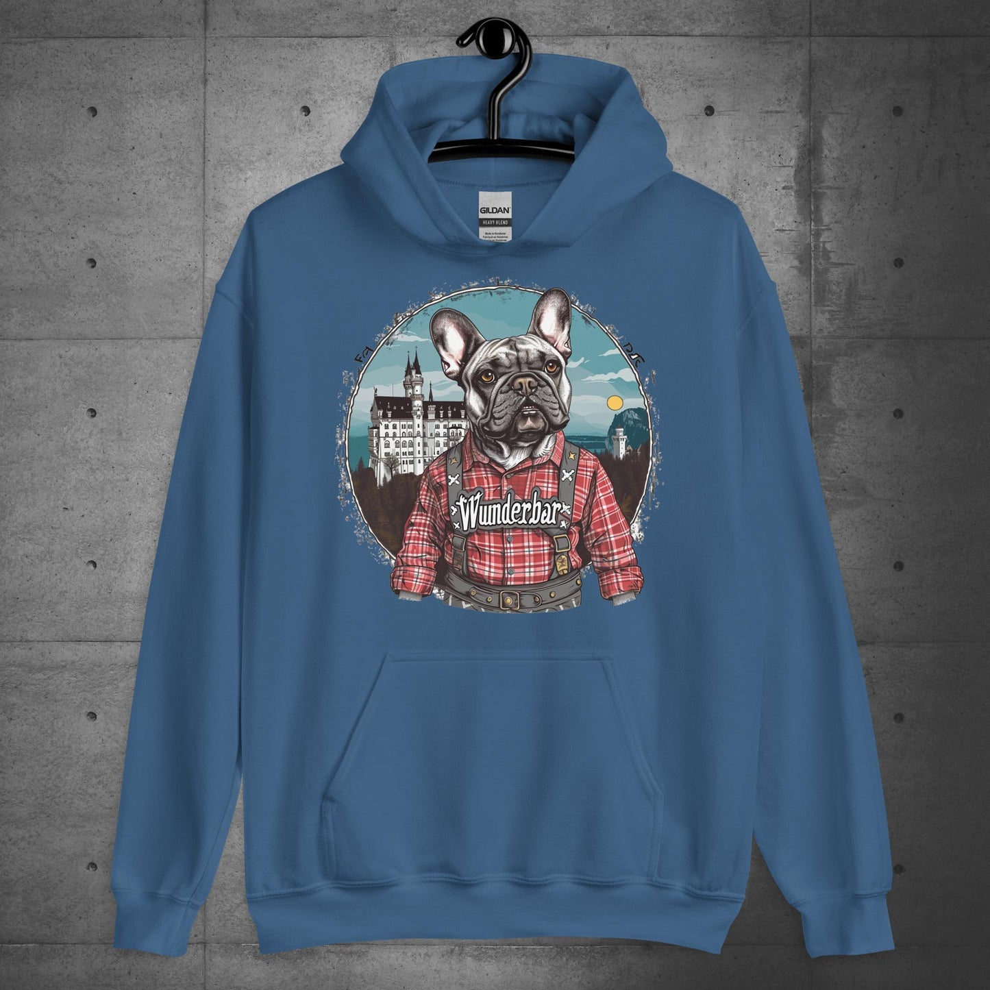 Wunderbar Frenchie in Lederhosen Unisex Hoodie - Frenchie Emporium