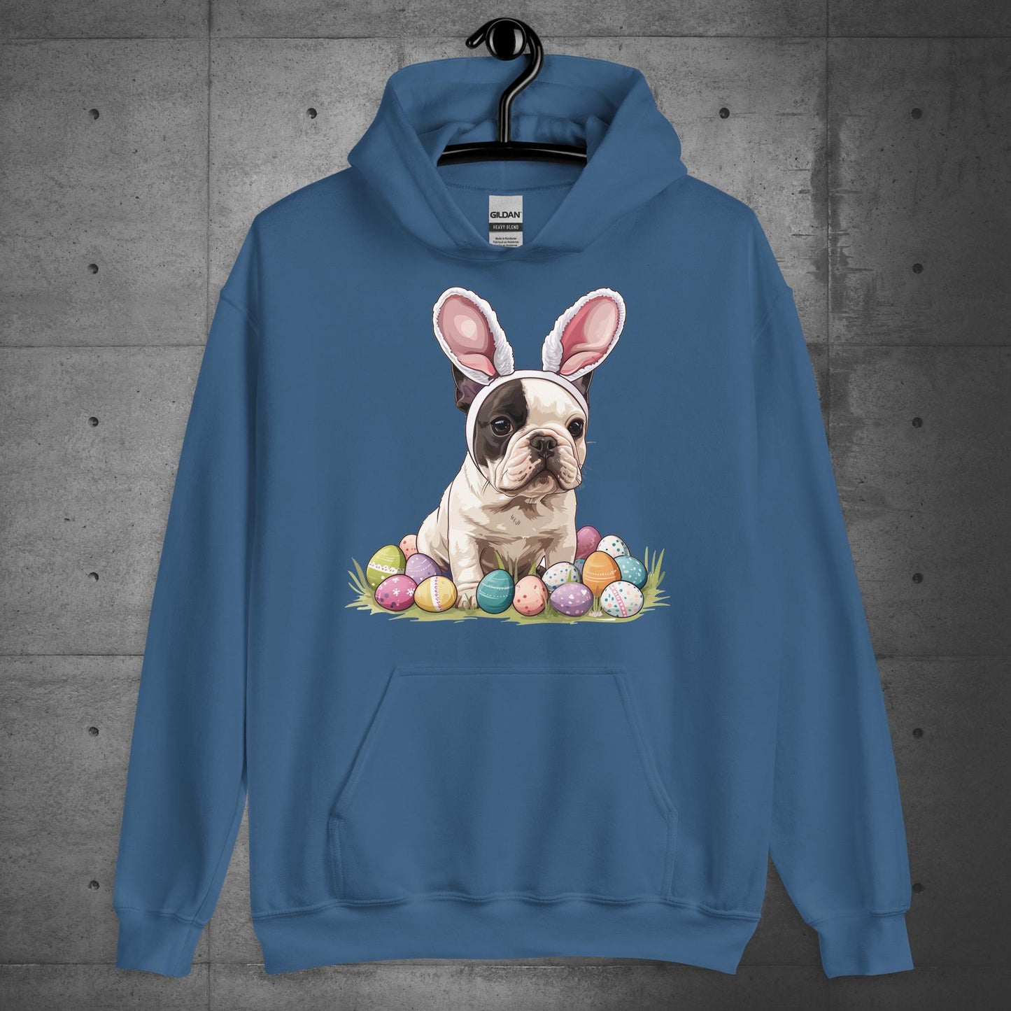 Frenchie Easter Bunny Bliss Unisex Hoodie - Frenchie Emporium