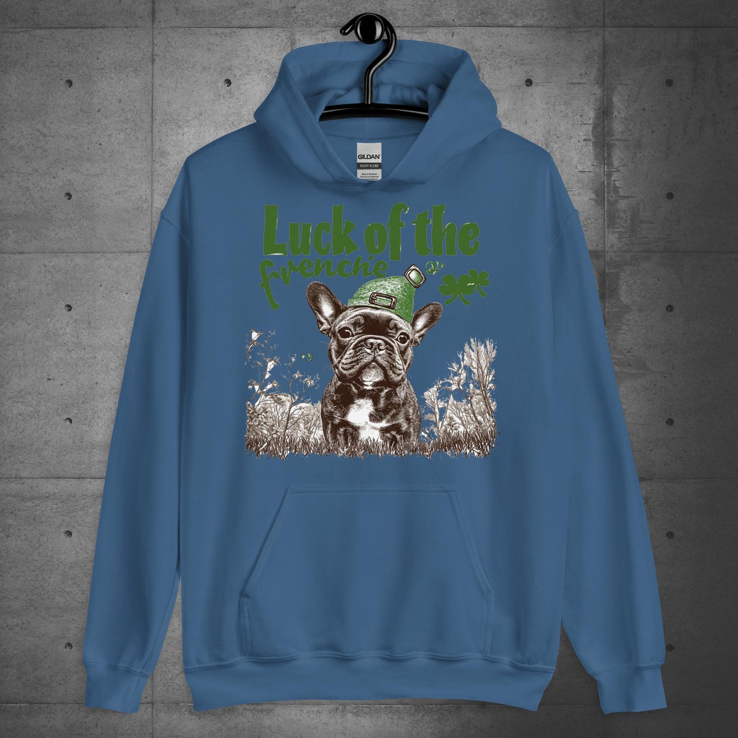 Luck of the Paw-rish Frenchie Unisex Hoodie - Frenchie Emporium