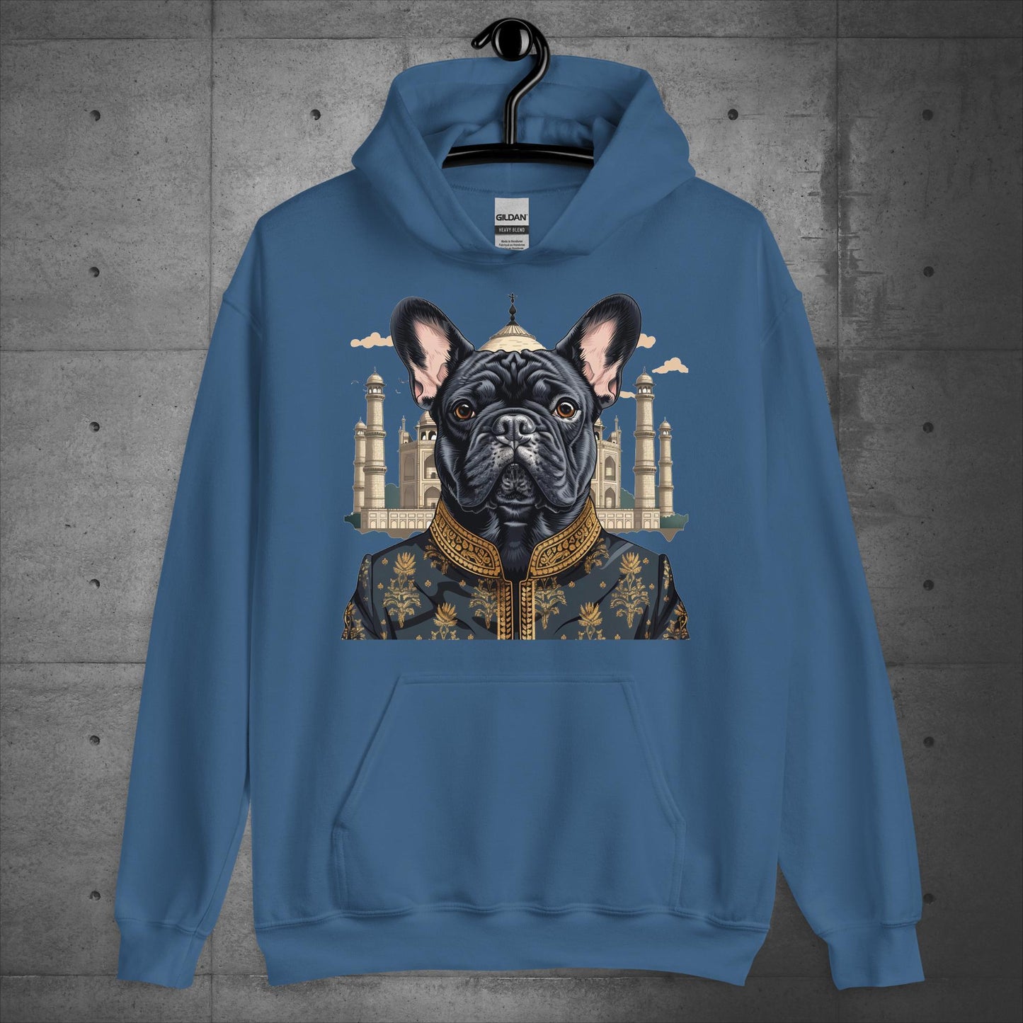 Enchanting Taj Mahal Frenchie Unisex Hoodie - Frenchie Emporium