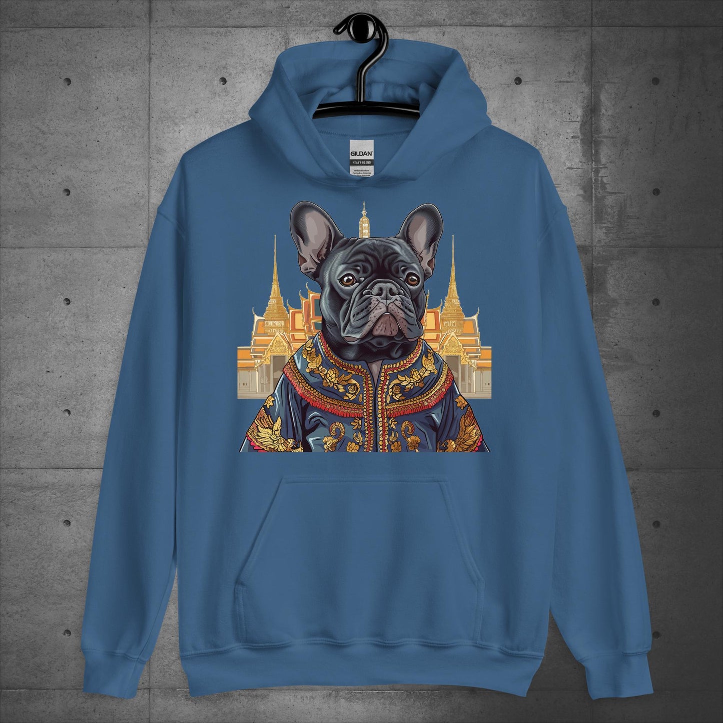 Thai Elegance Frenchie - Unisex Hoodie - Frenchie Emporium