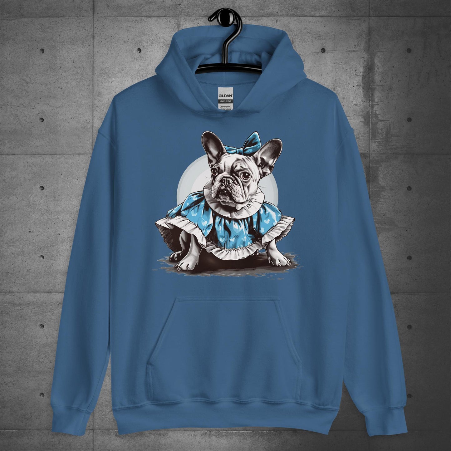Alice in Wonderland Frenchie - Unisex Hoodie - Frenchie Emporium