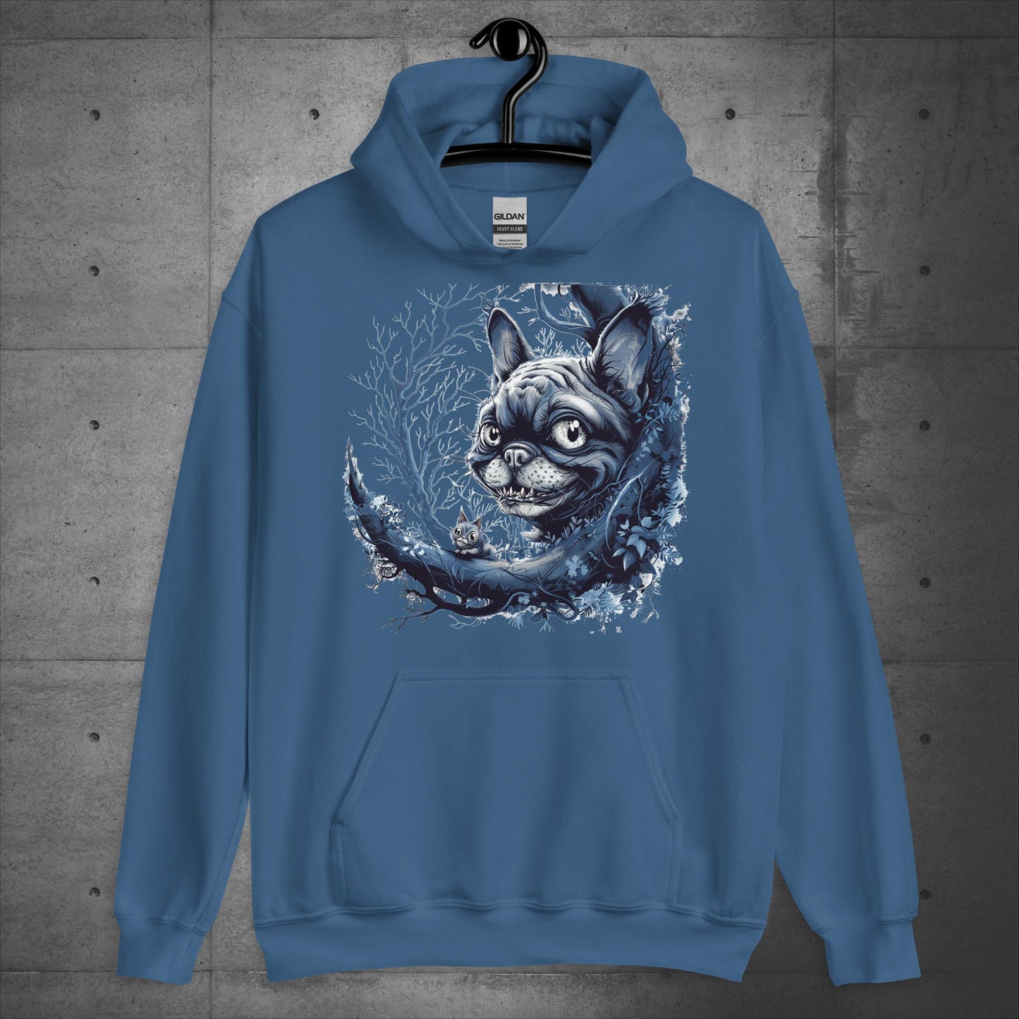 Frenchie Cheshire Cat - Unisex Hoodie - Frenchie Emporium