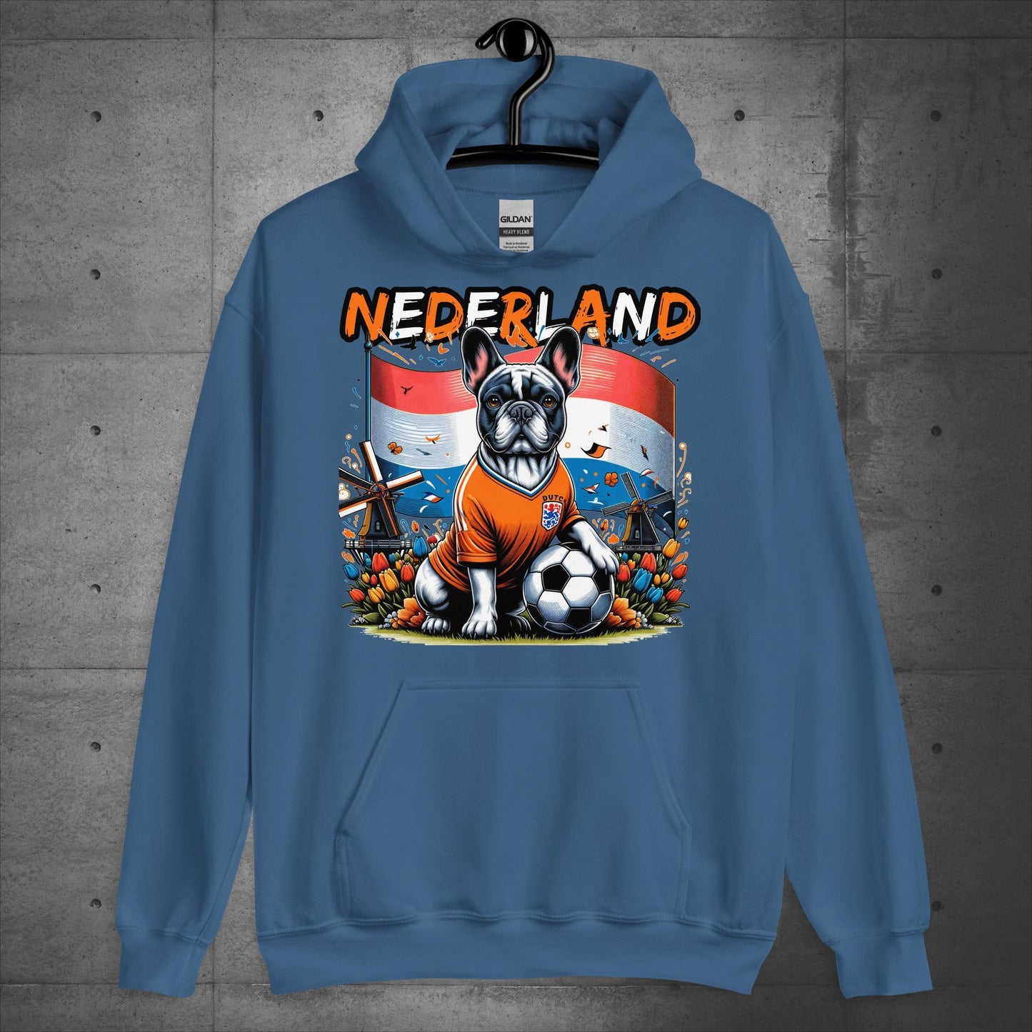 Frenchie Nederland Football Fan - Unisex Hoodie - Frenchie Emporium