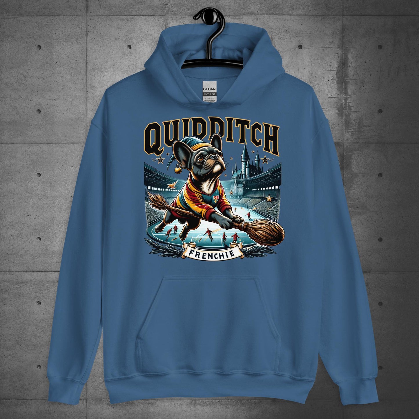 Unisex "Quidditch Frenchie" Hoodie - Frenchie Emporium