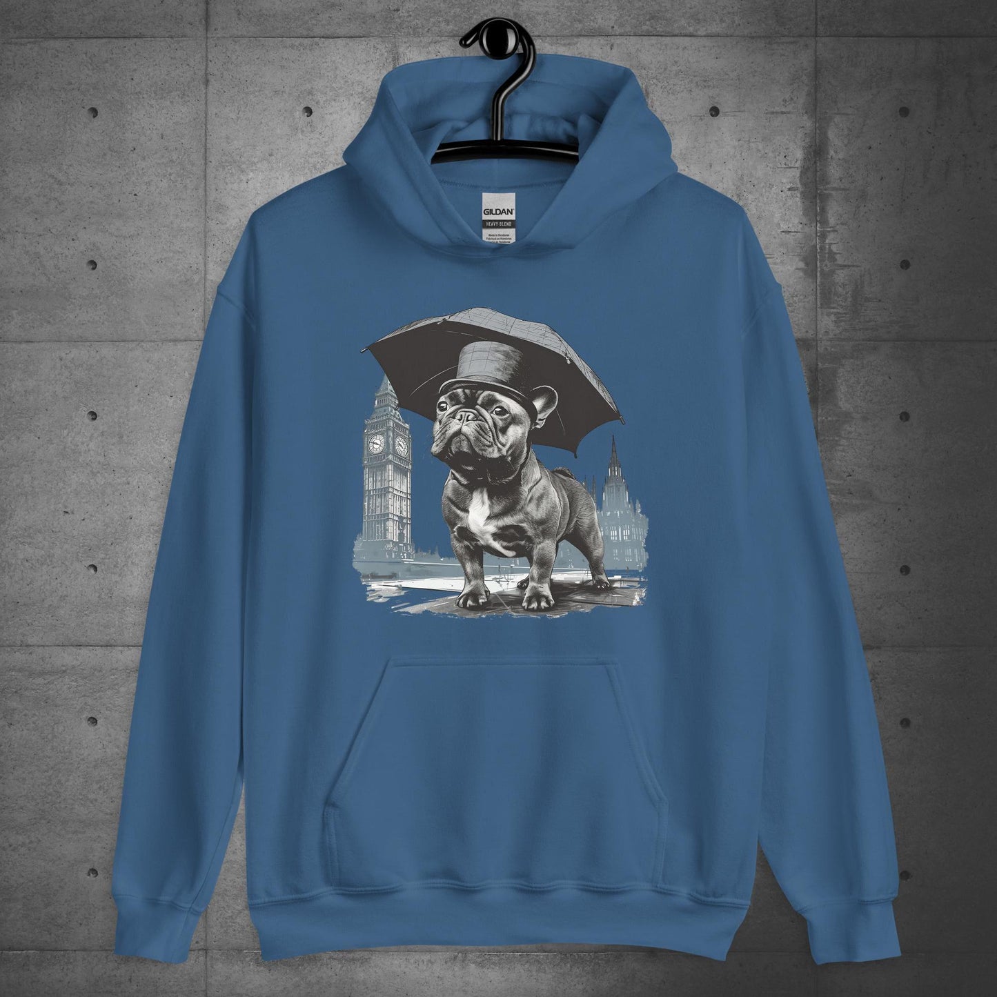 Paw-sitivly British Frenchie - Unisex Hoodie - Frenchie Emporium