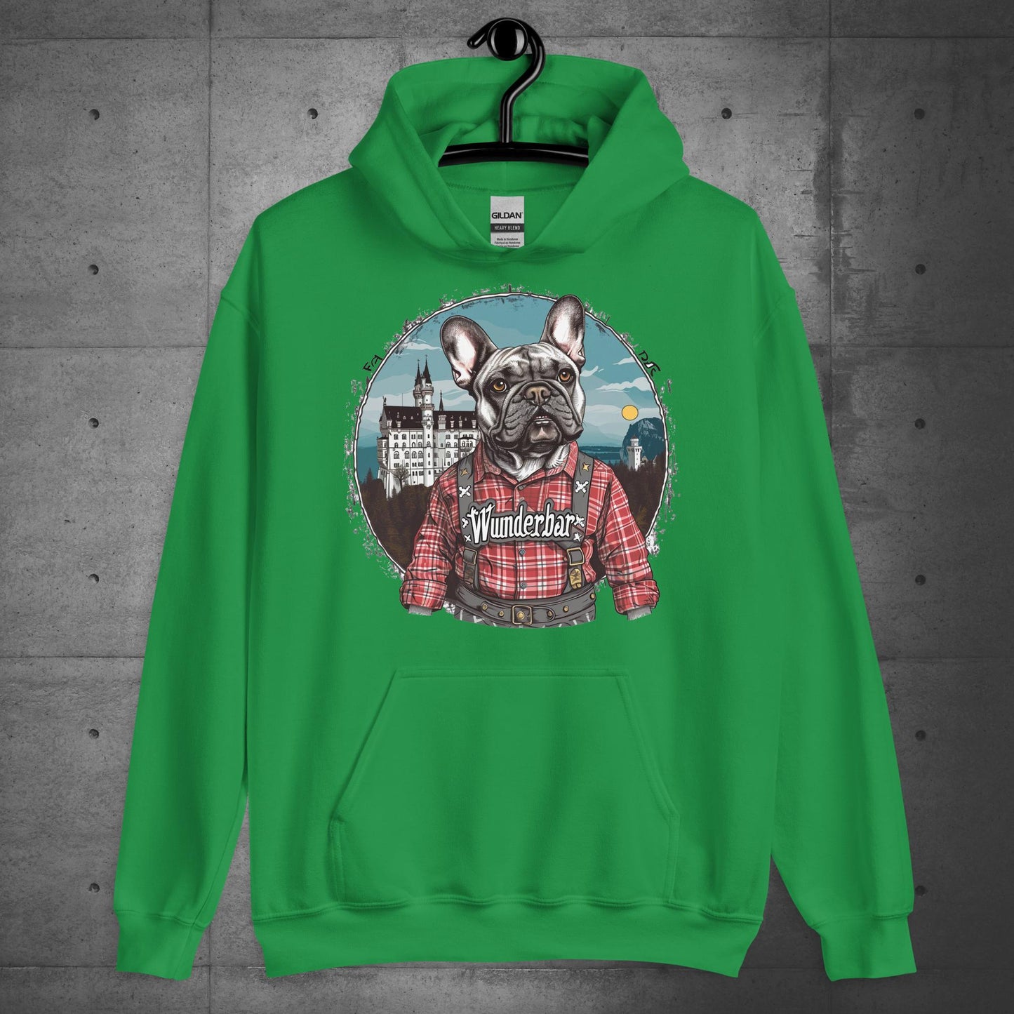 Wunderbar Frenchie in Lederhosen Unisex Hoodie - Frenchie Emporium