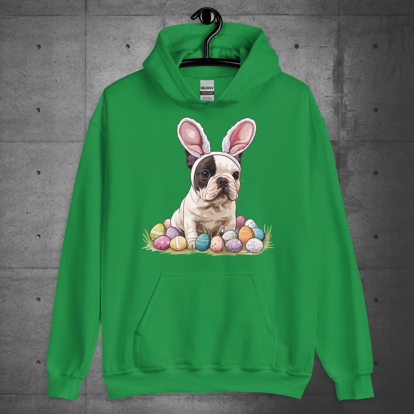 Frenchie Easter Bunny Bliss Unisex Hoodie - Frenchie Emporium
