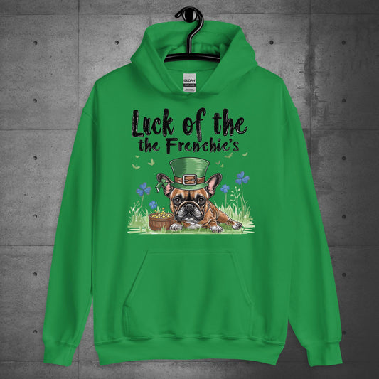 Luck of the Frenchie's-French Bulldog Unisex Hoodie - Frenchie Emporium