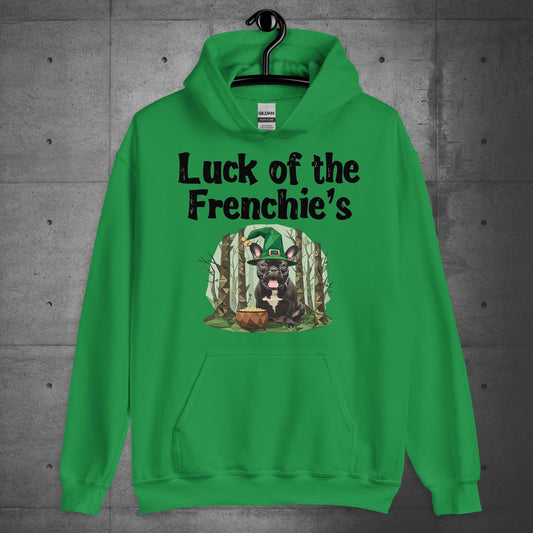 St. Pawtrick's Forest Frenchie Unisex Hoodie - Frenchie Emporium