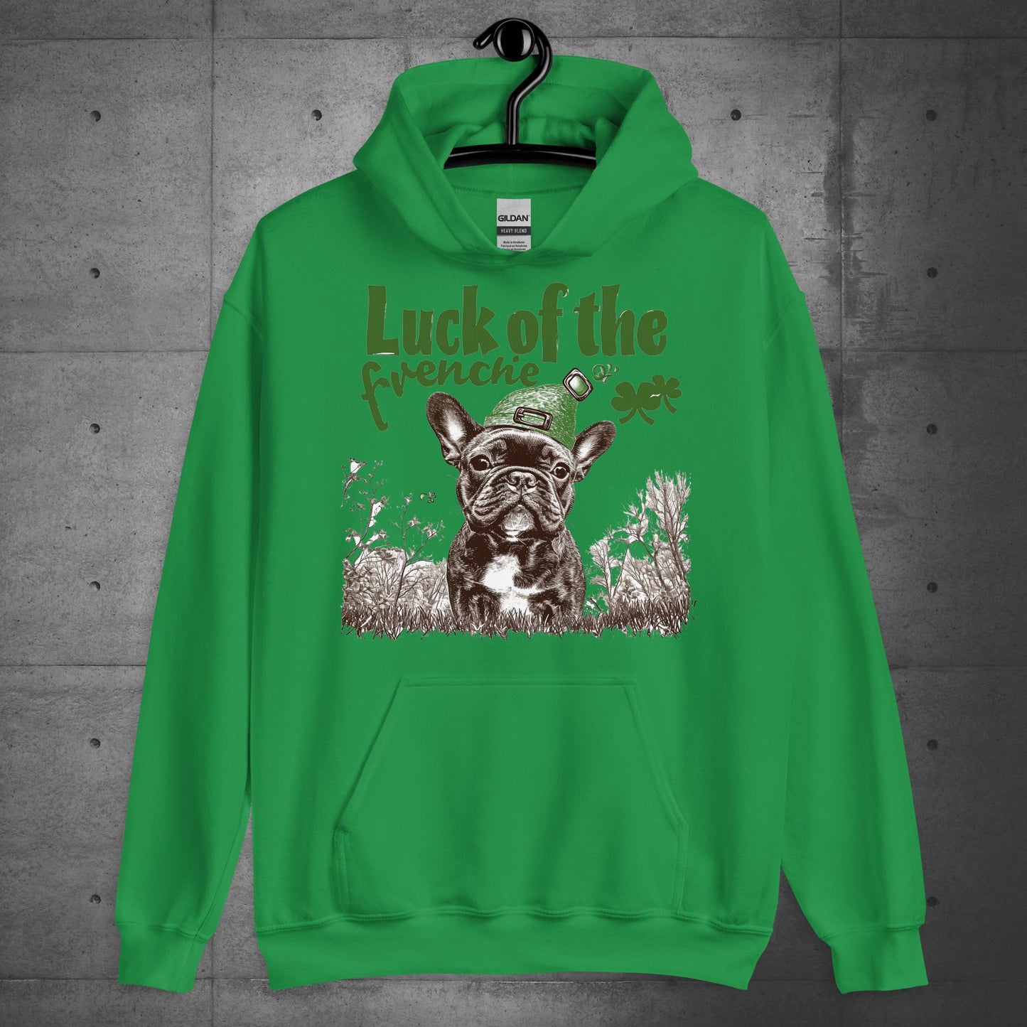 Luck of the Paw-rish Frenchie Unisex Hoodie - Frenchie Emporium