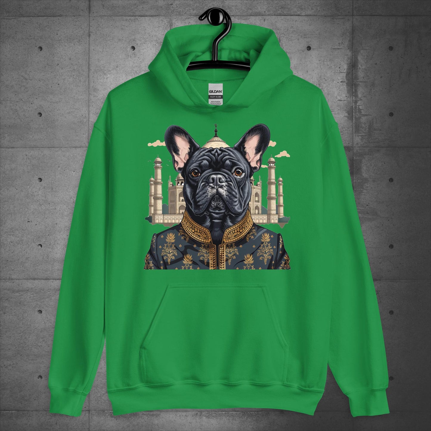 Enchanting Taj Mahal Frenchie Unisex Hoodie - Frenchie Emporium