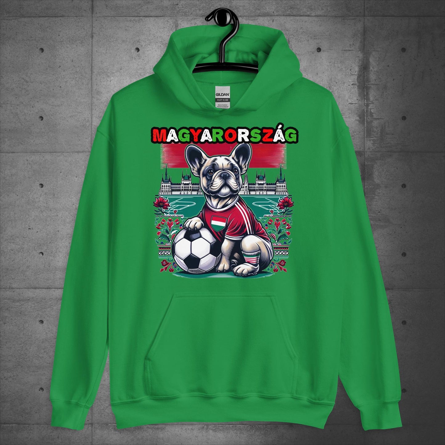 Frenchie Magyarország Football Fan - Unisex Hoodie - Frenchie Emporium