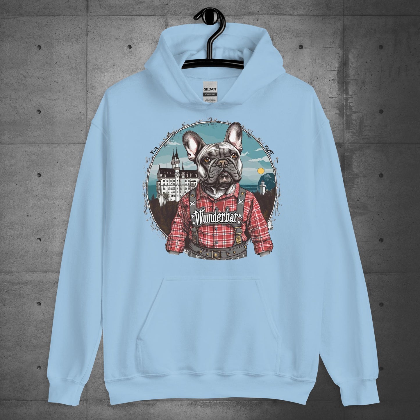 Wunderbar Frenchie in Lederhosen Unisex Hoodie - Frenchie Emporium