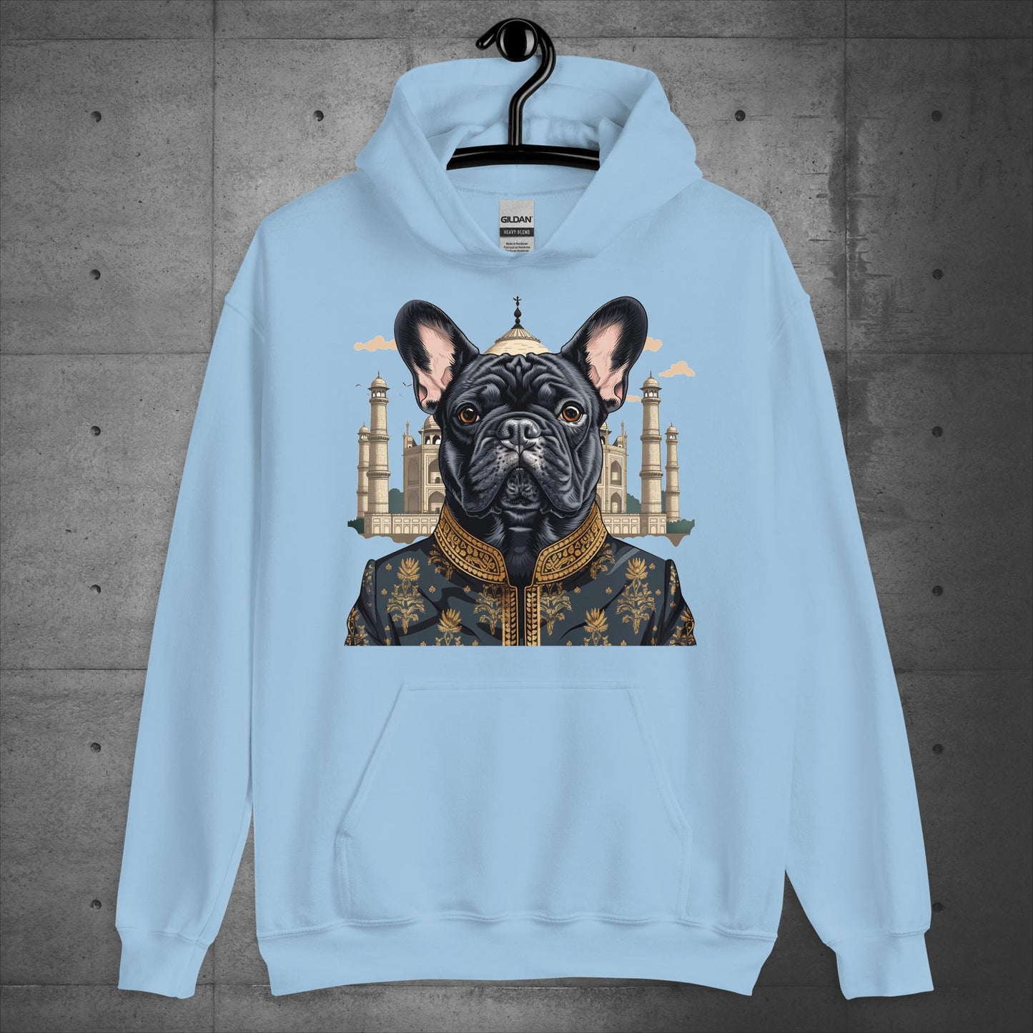 Enchanting Taj Mahal Frenchie Unisex Hoodie - Frenchie Emporium